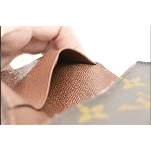 Authentic Louis Vuitton Monogram Credit Card Case ID Holder Pouch Business Card - Picture 11 of 13